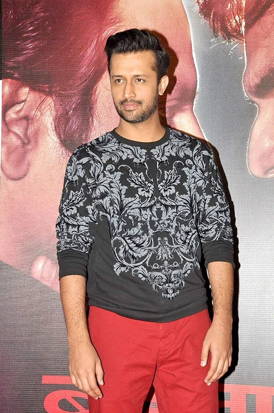 Atif Aslam a una festa per il successo del film Badlapur in India, nel 2015.