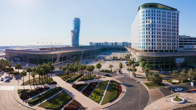 Panorama of ADNEC Centre Abu Dhabi — ADNEC Centre Abu Dhabi. Venue photograph.