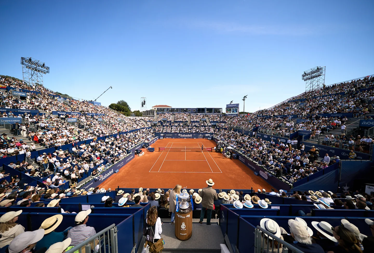 Barcelona Open clay court on 20 April 2025.