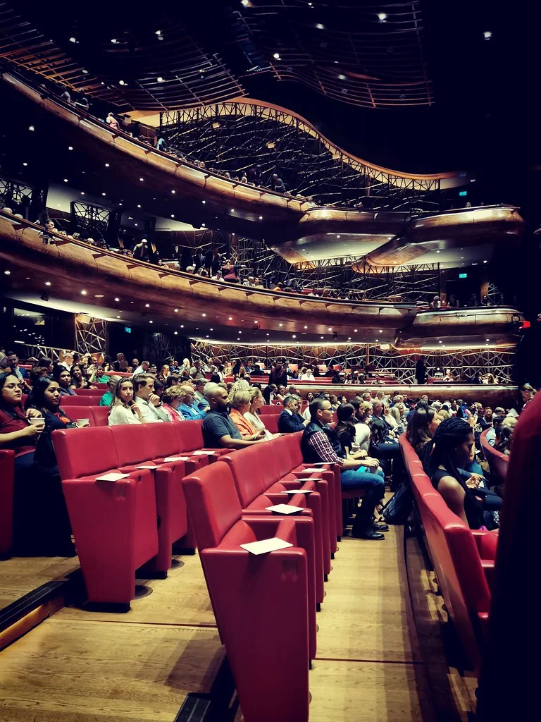The auditorium at Dubai Opera in 2019.
