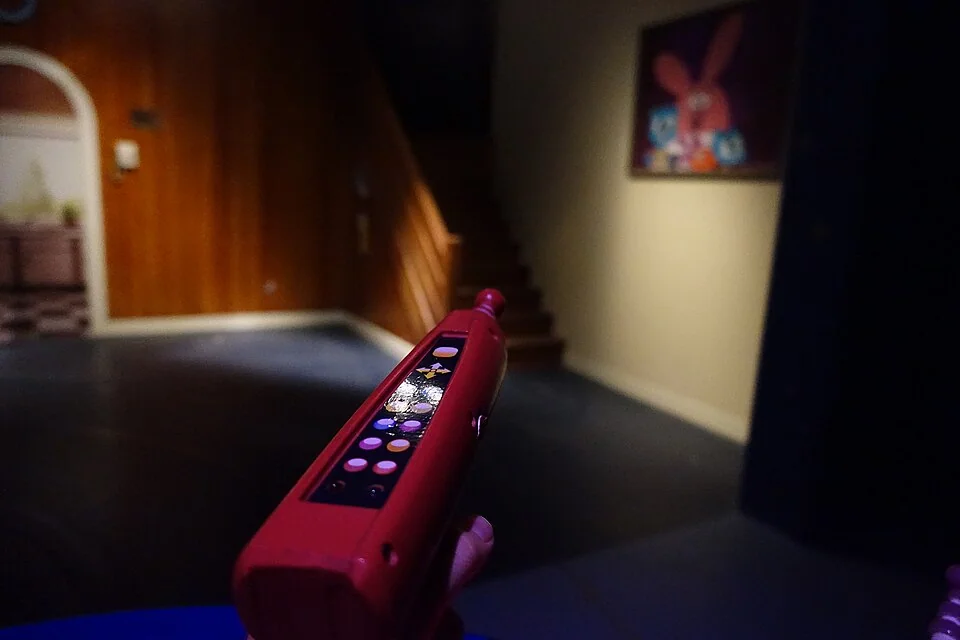Ein Spiel-Blaster auf The Amazing Ride of Gumball im IMG Worlds of Adventure, 2018