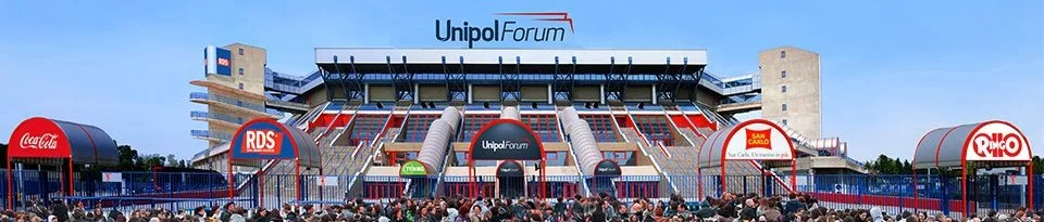 Die Außenansicht des Unipol Forum in Assago. Archivfoto des Betreibers.